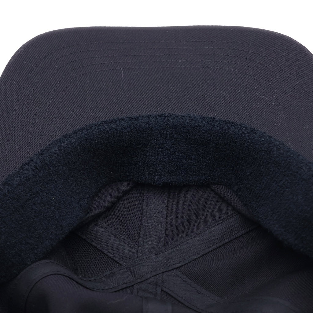 COOTIE PRODUCTIONS(クーティー プロダクションズ) 25SS Comfort Merino Saxony 6 Panel Tie Cap コンフォートメリノザクセン 6パネルタイキャップ 帽子 ブラック