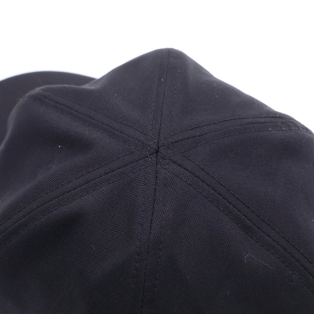 COOTIE PRODUCTIONS(クーティー プロダクションズ) 25SS Comfort Merino Saxony 6 Panel Tie Cap コンフォートメリノザクセン 6パネルタイキャップ 帽子 ブラック