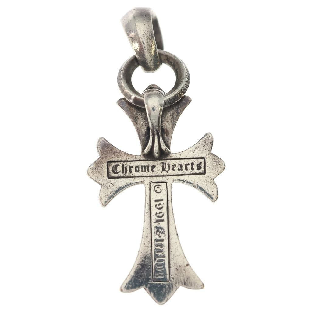 CHROME HEARTS(クロムハーツ) CH CRS SML W/BALE Wベイル スモールCHクロス ペンダントトップ シルバー BCA218