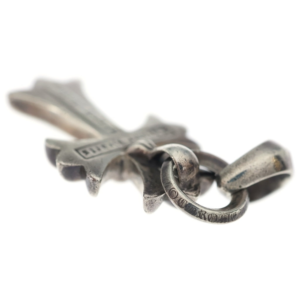 CHROME HEARTS(クロムハーツ) CH CRS SML W/BALE Wベイル スモールCHクロス ペンダントトップ シルバー BCA218
