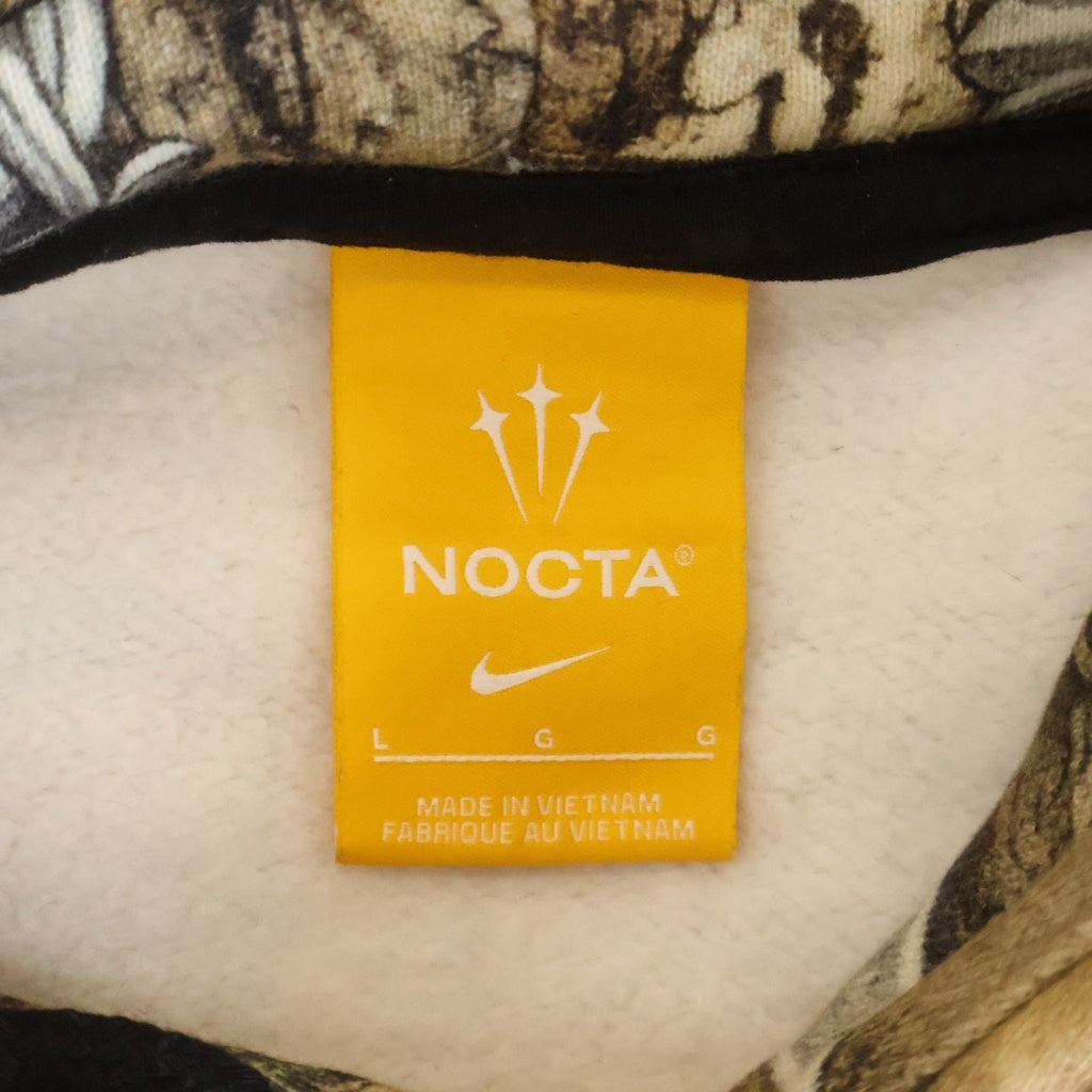 CHROME HEARTS(クロムハーツ) ×NIKE ×NOCTA DRAKE SWTSHRT PLVR ナイキ ノクタ プルオーバースウェットパーカー フーディー ベージュ HJ6865-902