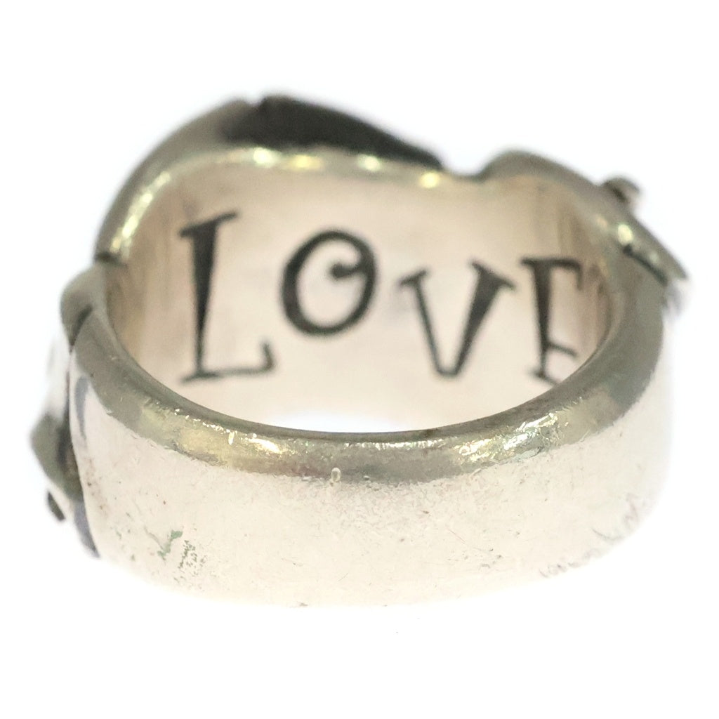 RAT RACE(ラットレース) HATE×LOVE RING ヘイト×ラブ メッセージ リボン リング シルバー
