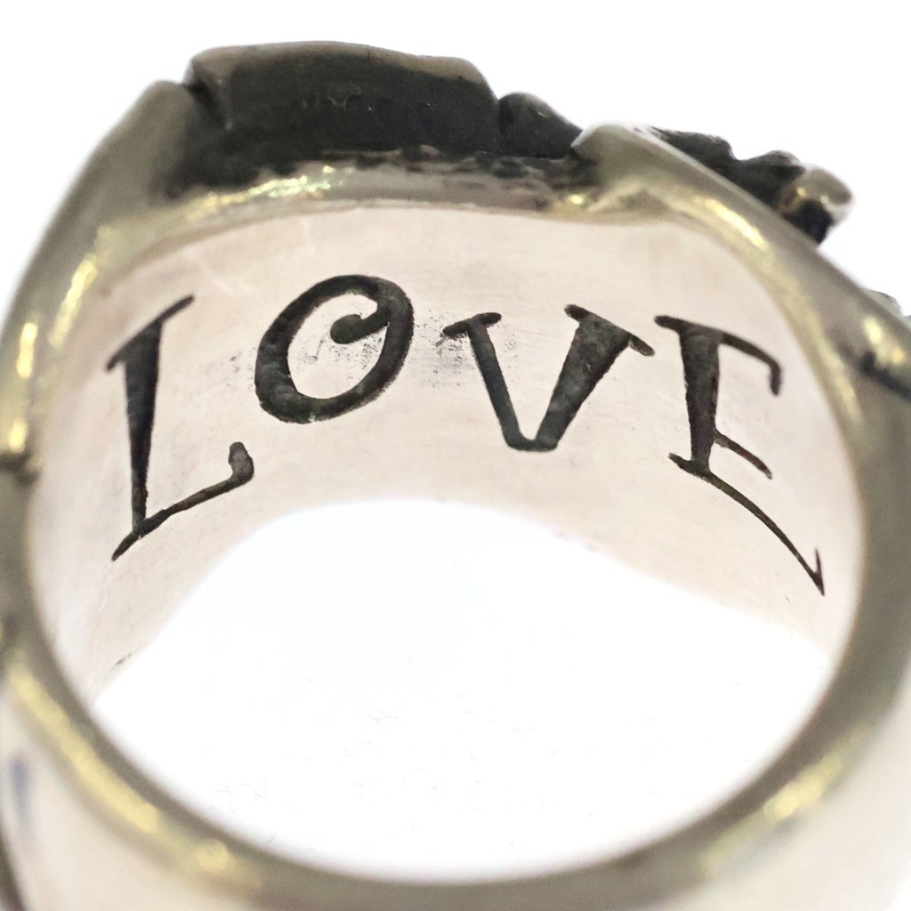 RAT RACE(ラットレース) HATE×LOVE RING ヘイト×ラブ メッセージ リボン リング シルバー