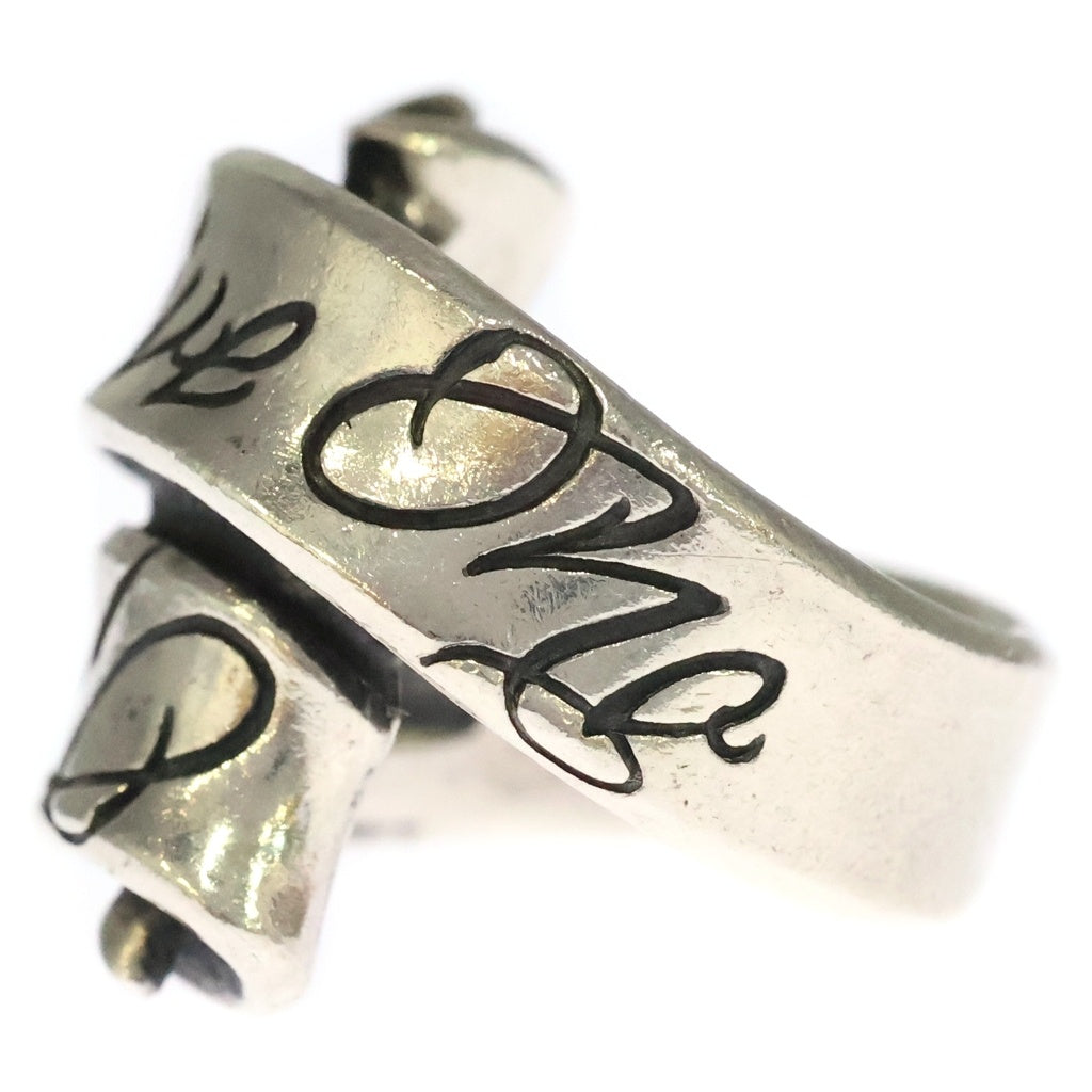 RAT RACE(ラットレース) Message On Ribbon Ring Give No Take No メッセージ リボン ギブノー テイクノー リング シルバー