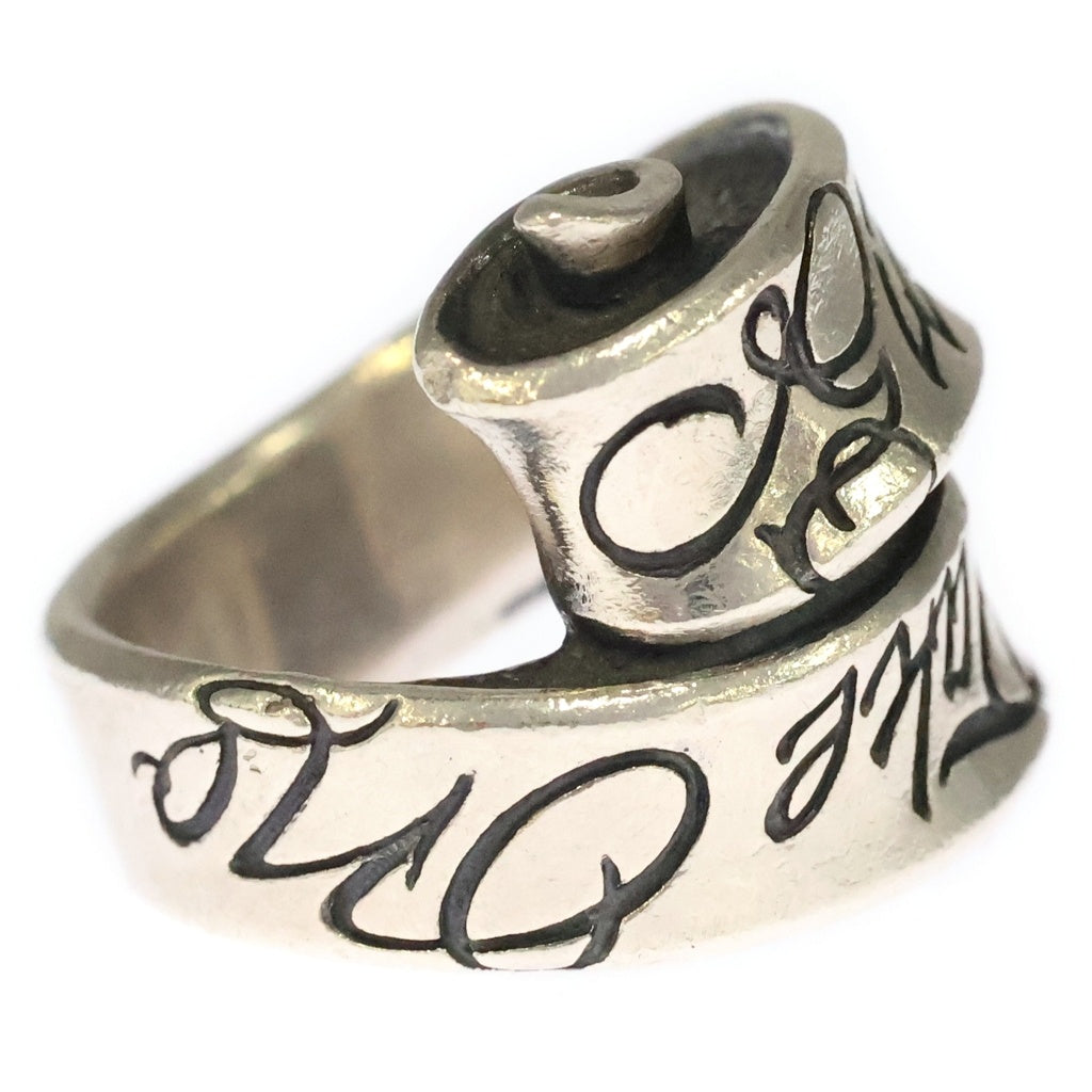 RAT RACE(ラットレース) Message On Ribbon Ring Give No Take No メッセージ リボン ギブノー テイクノー リング シルバー