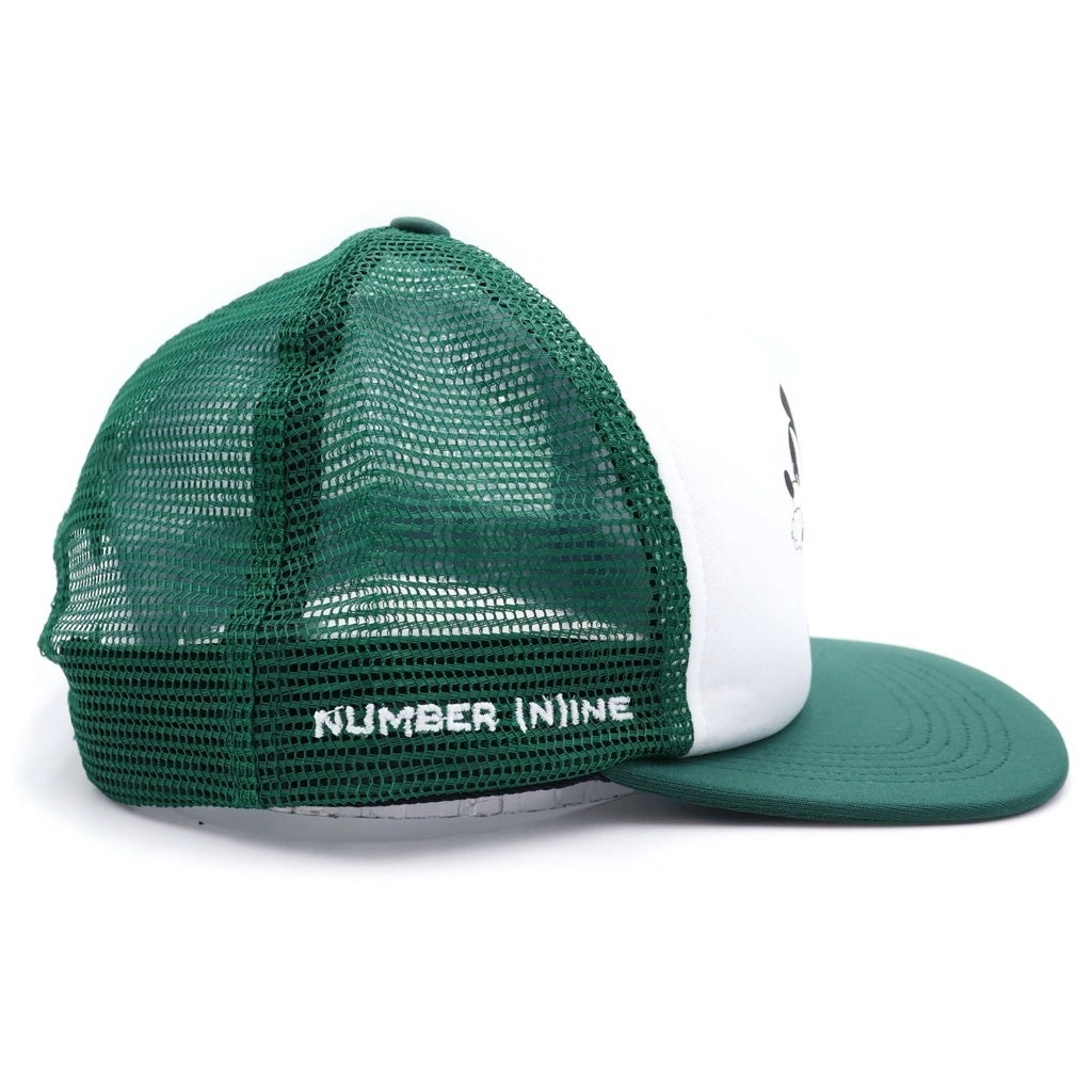 SUPREME(シュプリーム) 25AW ×Number (N)ine Mickey Mouse Mesh Back 5-Panel ナンバーナイン ミッキーマウス メッシュ バック 5 パネル キャップ 帽子 グリーン
