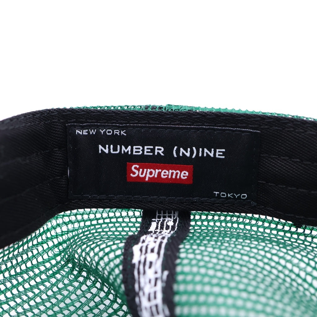 SUPREME(シュプリーム) 25AW ×Number (N)ine Mickey Mouse Mesh Back 5-Panel ナンバーナイン ミッキーマウス メッシュ バック 5 パネル キャップ 帽子 グリーン
