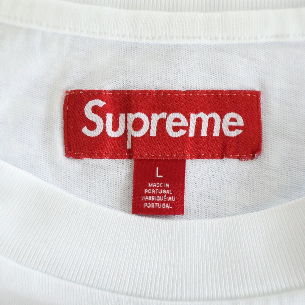 SUPREME(シュプリーム) 24SS Halftone S/S Top ハーフトーン プリント半袖Tシャツ カットソー ホワイト