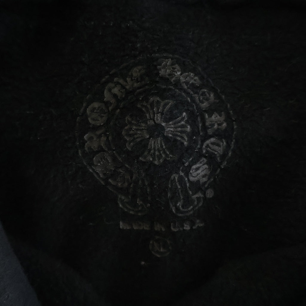 CHROME HEARTS(クロムハーツ) HORSESHOE PULLOVER HOODIE ホースシュー オンライン限定 プルオーバーフーディー パーカー ブラック/レッド