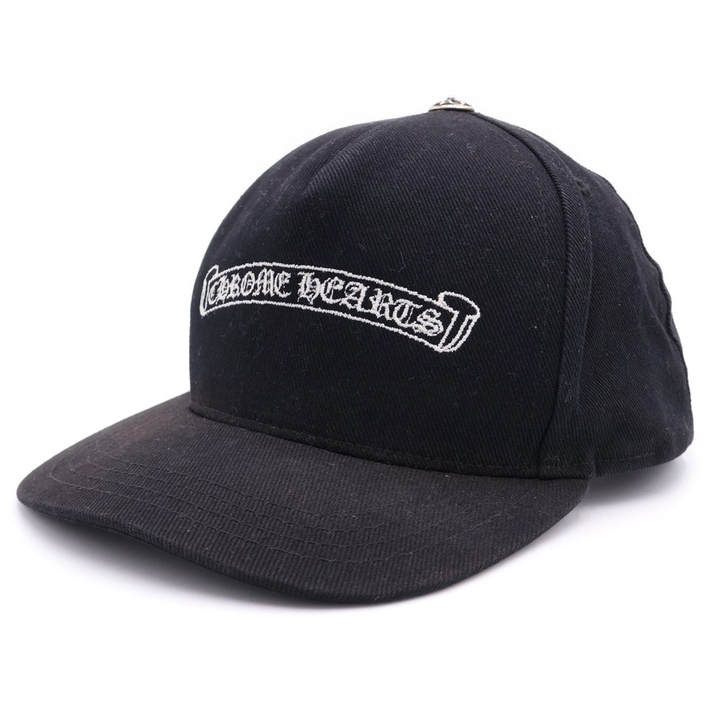 CHROME HEARTS(クロムハーツ) CH SCROLL CAP スクロール刺繍 キャップ ブラック