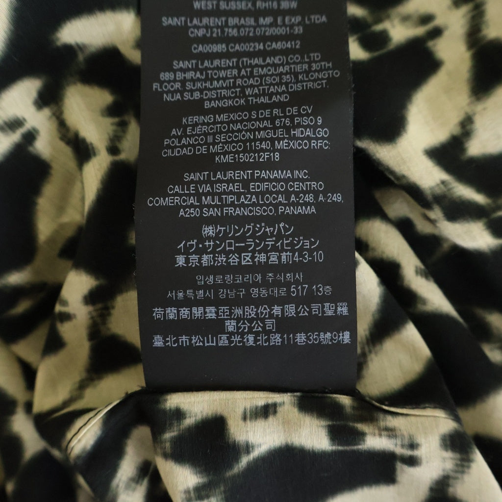 SAINT LAURENT PARIS(サンローランパリ) 22SS レーヨンシルク半袖シャツ マルチカラー 601070 Y2G02