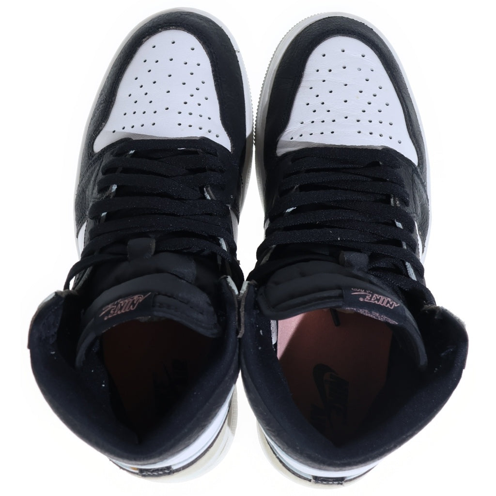 NIKE(ナイキ) AIR JORDAN 1 HIGH OG Bleached Coral 555088-108 エアジョーダン 1 ブリーチド コーラル ハイカットスニーカー グレー US8.5/26.5cm