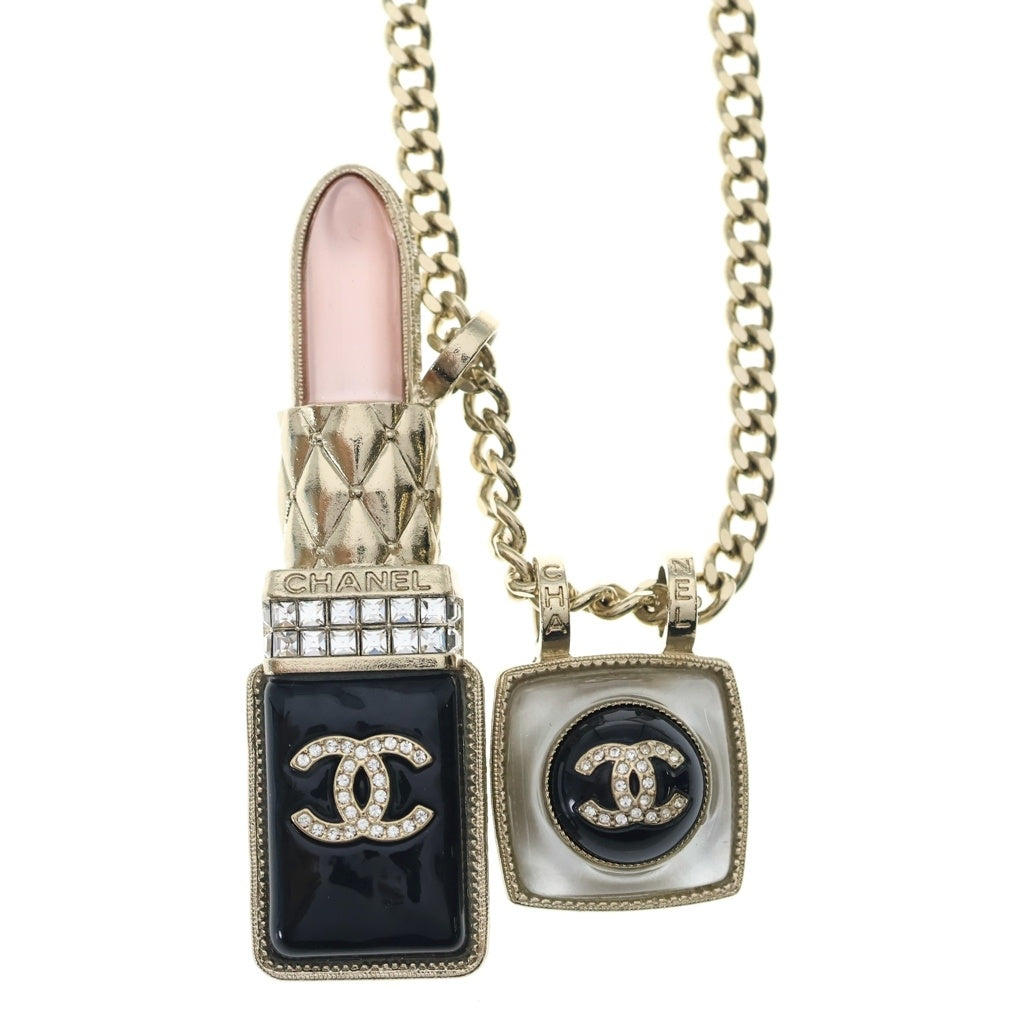 CHANEL(シャネル) ココマーク リップチャーム ネックレス A22C ゴールド レディース