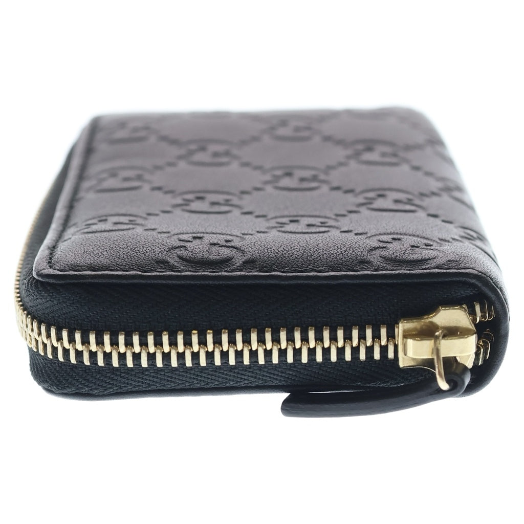 GUCCI(グッチ) グッチシマ ラウンドジップ コインケース 255452 ブラック レディース