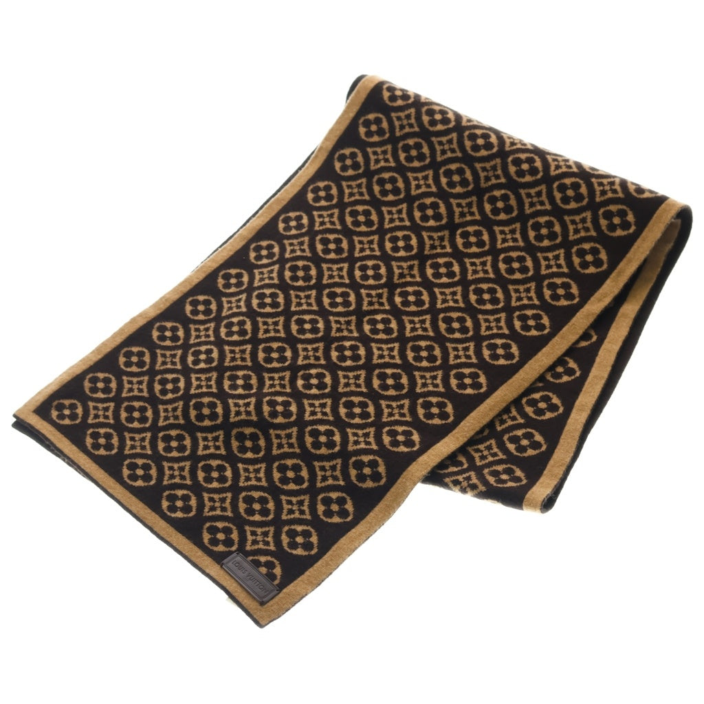 LOUIS VUITTON(ルイヴィトン) エシャルプ スキー モノグラム カシミヤ マフラー M71952 ブラウン/ベージュ