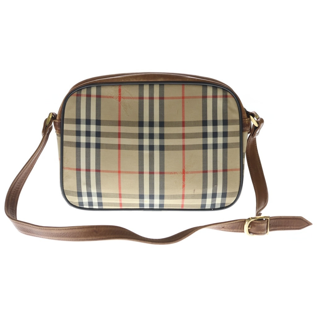BURBERRY(バーバリー) ノバチェック シャドー ホース ショルダーバッグ ブラウン