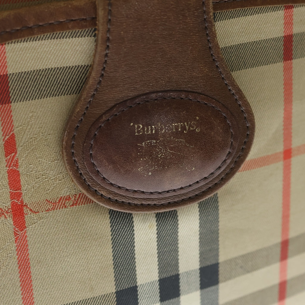 BURBERRY(バーバリー) ノバチェック シャドー ホース ショルダーバッグ ブラウン