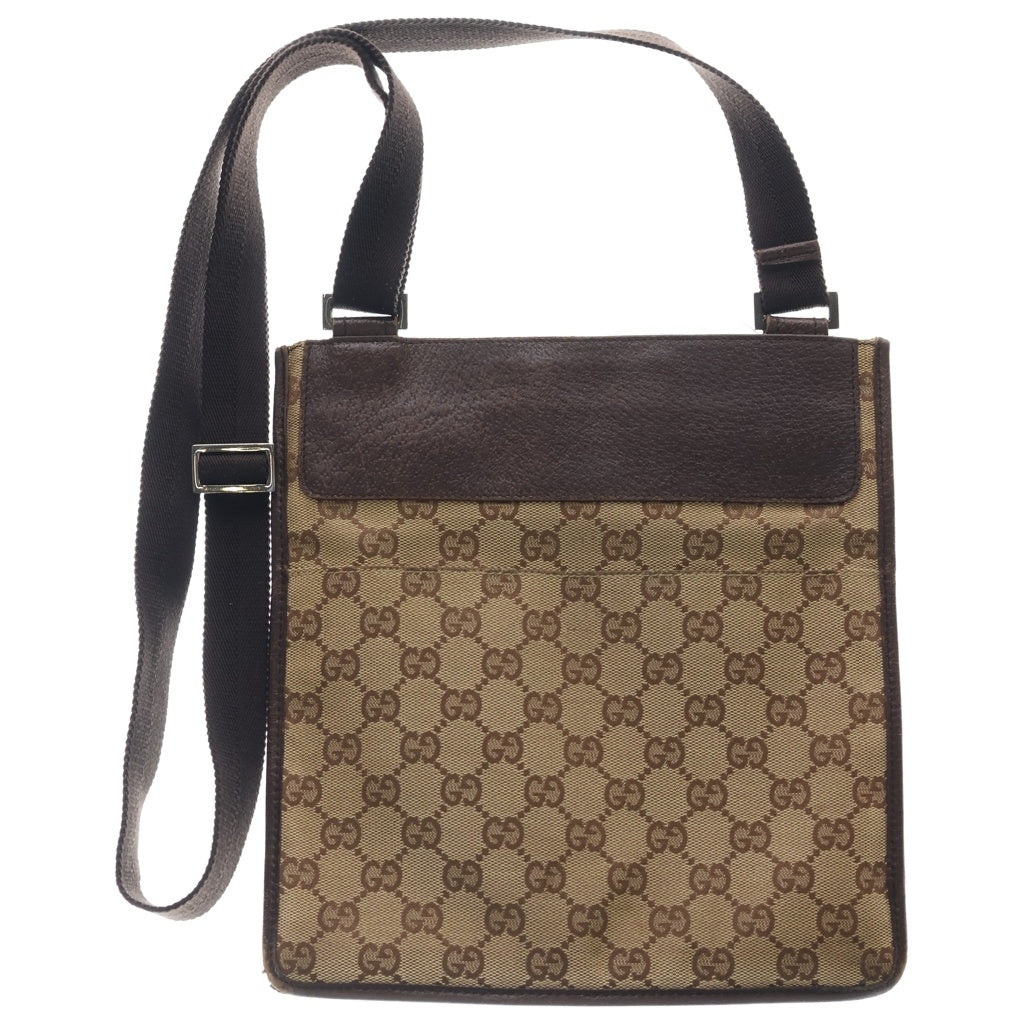 GUCCI(グッチ) GG キャンバス ショルダーバッグ ブラウン 27639