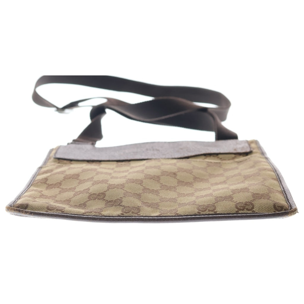 GUCCI(グッチ) GG キャンバス ショルダーバッグ ブラウン 27639