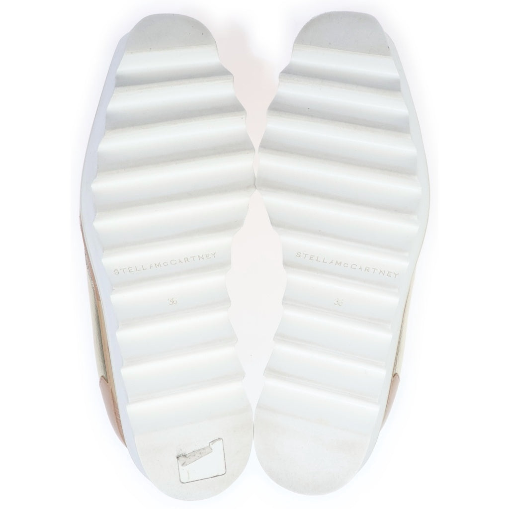 STELLA McCARTNEY(ステラマッカートニー) プラットフォーム スター 厚底 レザーシューズ レディース 800281 ベージュ