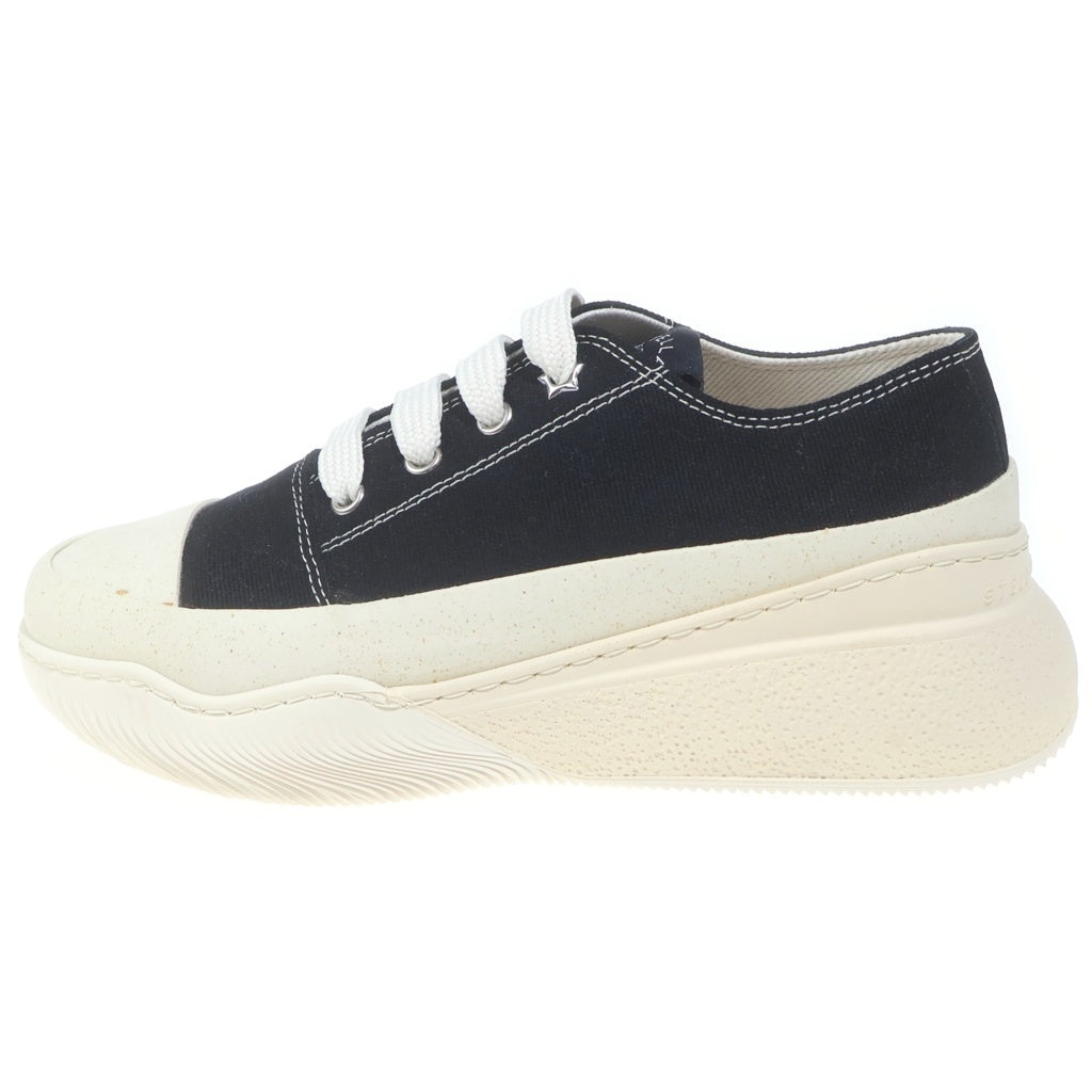 STELLA McCARTNEY(ステラマッカートニー) ループキャンバス ロートップスニーカー レディース ブラック