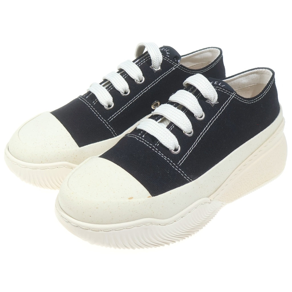 STELLA McCARTNEY(ステラマッカートニー) ループキャンバス ロートップスニーカー レディース ブラック