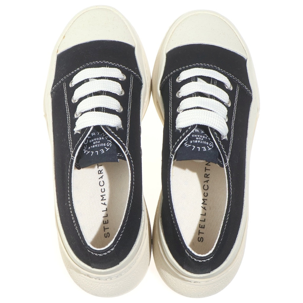 STELLA McCARTNEY(ステラマッカートニー) ループキャンバス ロートップスニーカー レディース ブラック