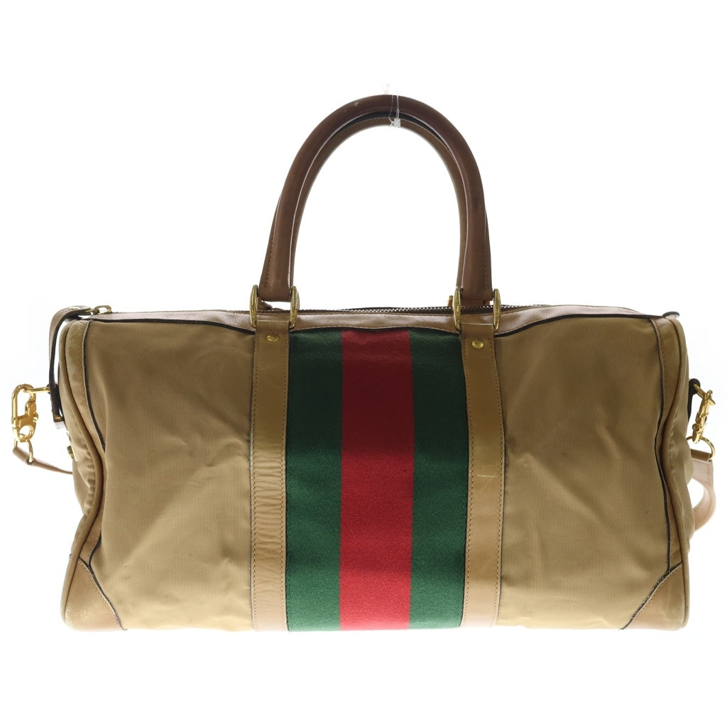 GUCCI(グッチ) OLD 2 WAY BAG オールド 2WAY ミニ ボストンバッグ ブラウン