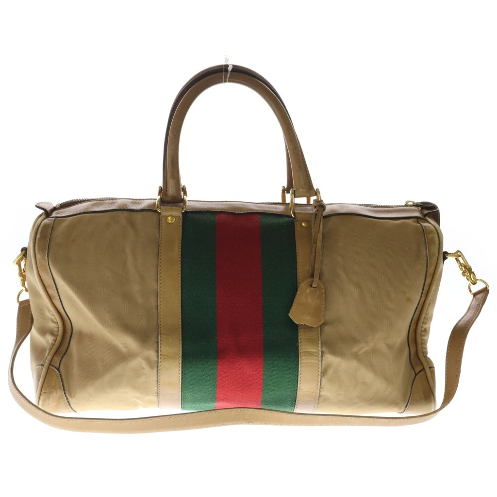 GUCCI(グッチ) OLD 2 WAY BAG オールド 2WAY ミニ ボストンバッグ ブラウン