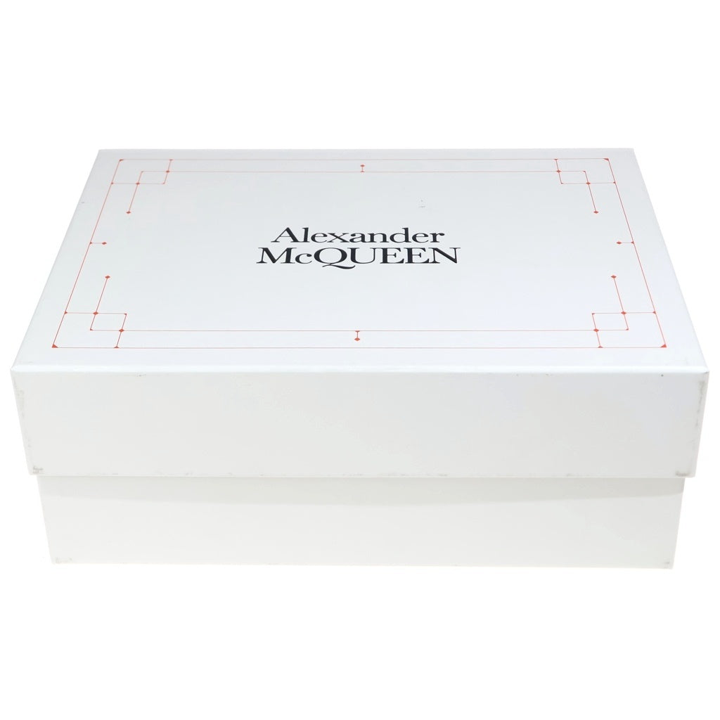Alexander McQueen(アレキサンダーマックイーン) TREAD SLICK LOW LACE UP GRAFFITI グラフィック ローカットスニーカー レディース 708753 ブラック/ホワイト 708753 箱付