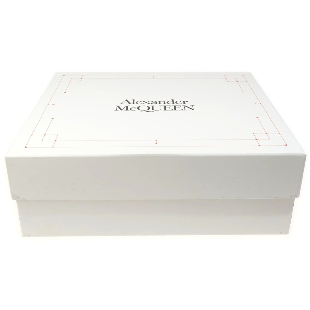 Alexander McQueen(アレキサンダーマックイーン) バックル レザーブーツ ヒール センタージップ レディース 757505 ブラック