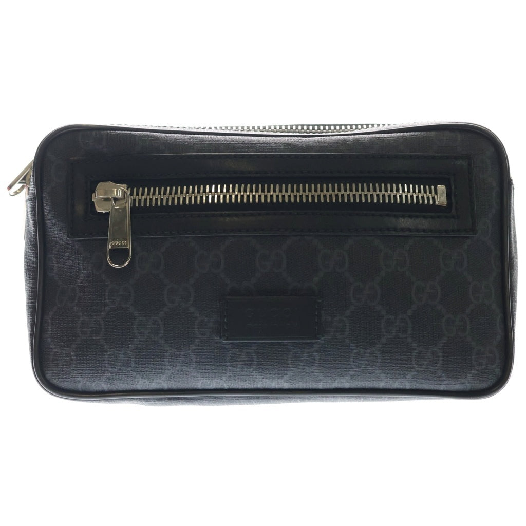 GUCCI(グッチ) GGスプリーム ボディバッグ ブラック 474298
