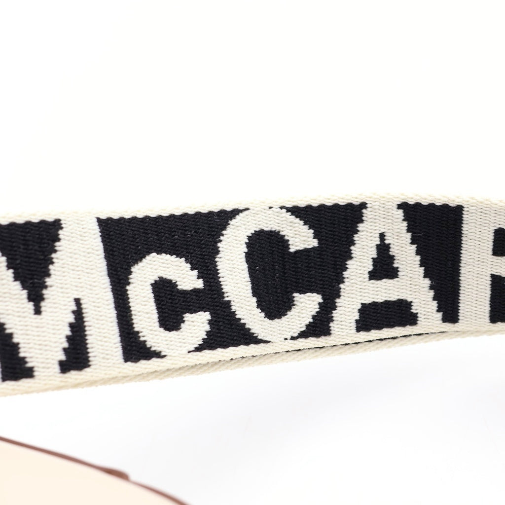 STELLA McCARTNEY(ステラマッカートニー) ロゴ ミニ カメラ レザー ショルダーバッグ ベージュ 700266