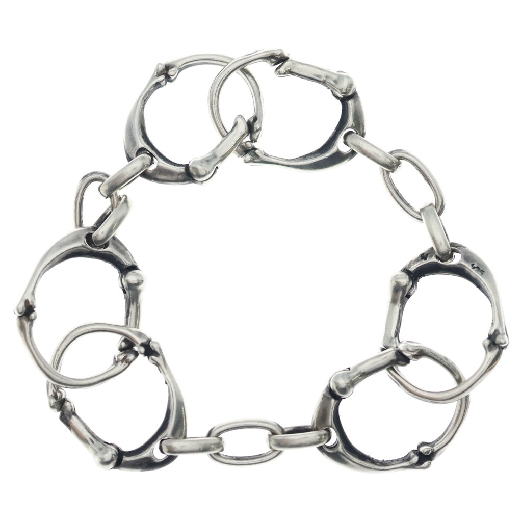 TAKAHIROMIYASHITA The SoloIst.(タカヒロミヤシタザソロイスト) BONE SHAPED CARABINER BRACELET.-S- ボーンシェイプドカラビナブレスレット