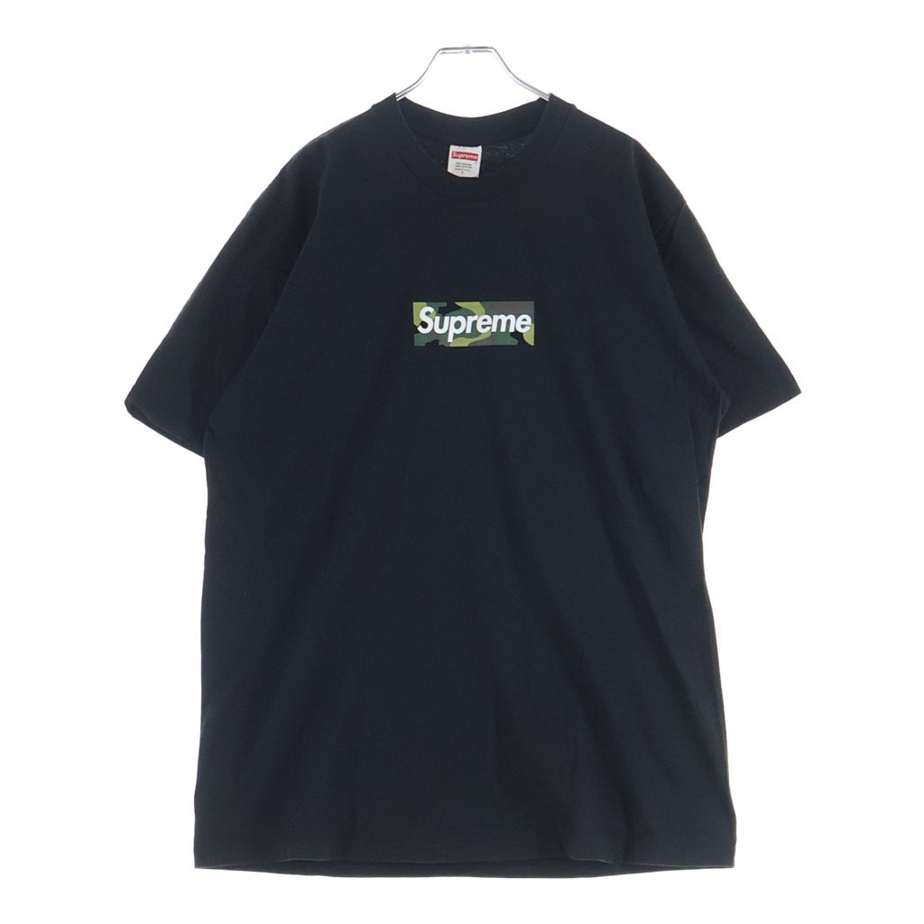 SUPREME(シュプリーム) 23AW Box Logo Tee カモフラ ボックスロゴ クルーネック 半袖Tシャツ カットソー ブラック