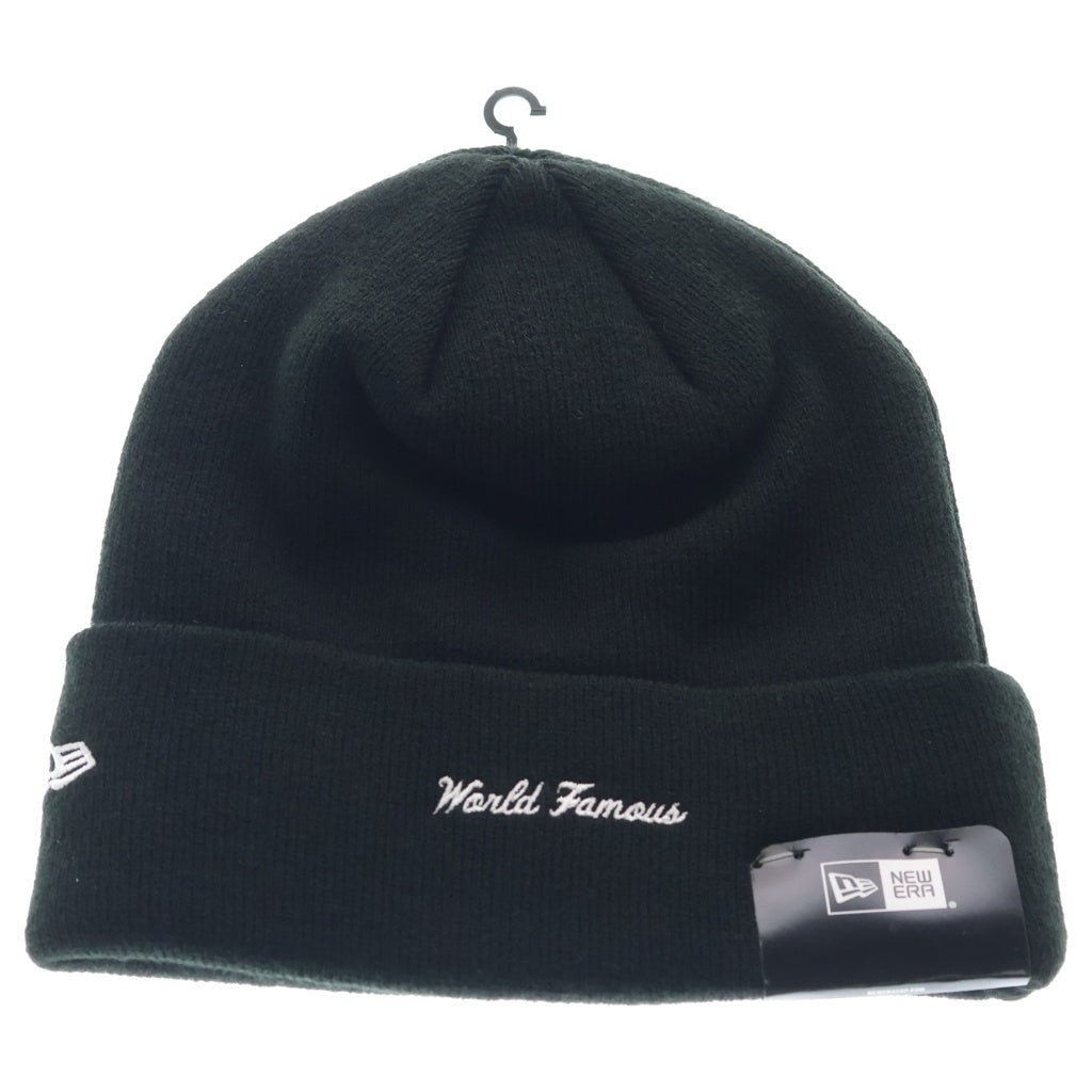SUPREME(シュプリーム) 24AW ×NEW ERA Box Logo Beanie ニューエラ ボックスロゴ アクリルニットビーニー 帽子 ブラック