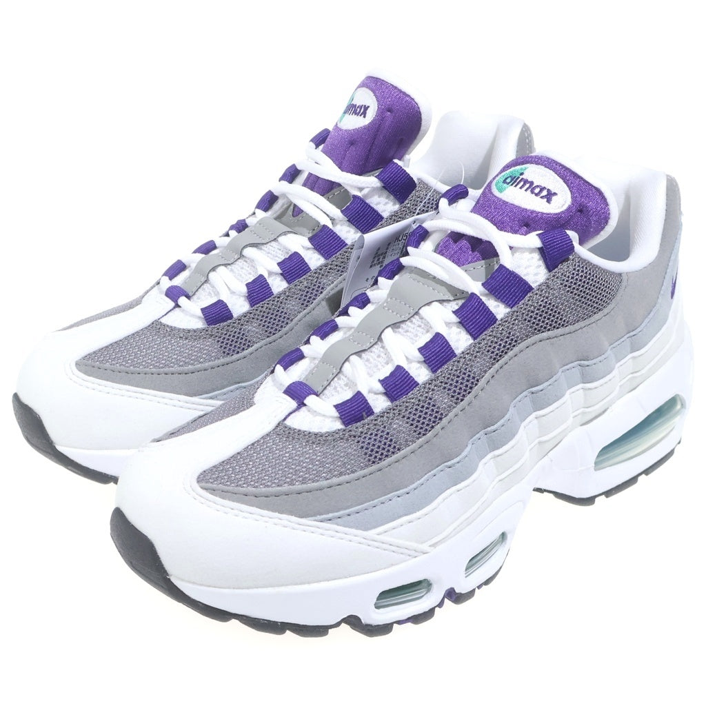 NIKE(ナイキ) Women's Air Max 95 OG Big Bubble Grape HJ5996 100 ウィメンズ エアマックス95 OG ビッグバブル グレープUS7.5/24.5cm ホワイト/グレー レディース