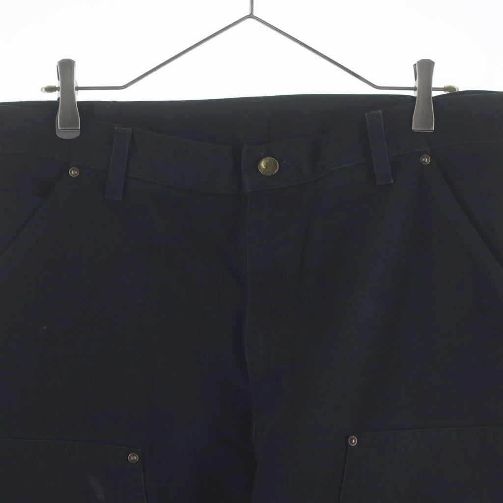 CARHARTT(カーハート) DOUBLE KNEE COTTON DUCK PAINTER PANTS メキシコ製 ダブルニー カーペンターパンツ ペインター コットンダック ブラック B136 BLK