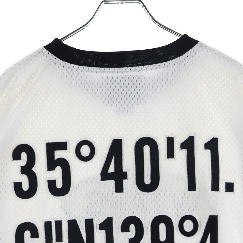 WTAPS(ダブルタップス) NETMINDER LS POLY 長袖Tシャツメッシュ ホッケーシャツ カットソー ホワイト 252ATDT-CSM21