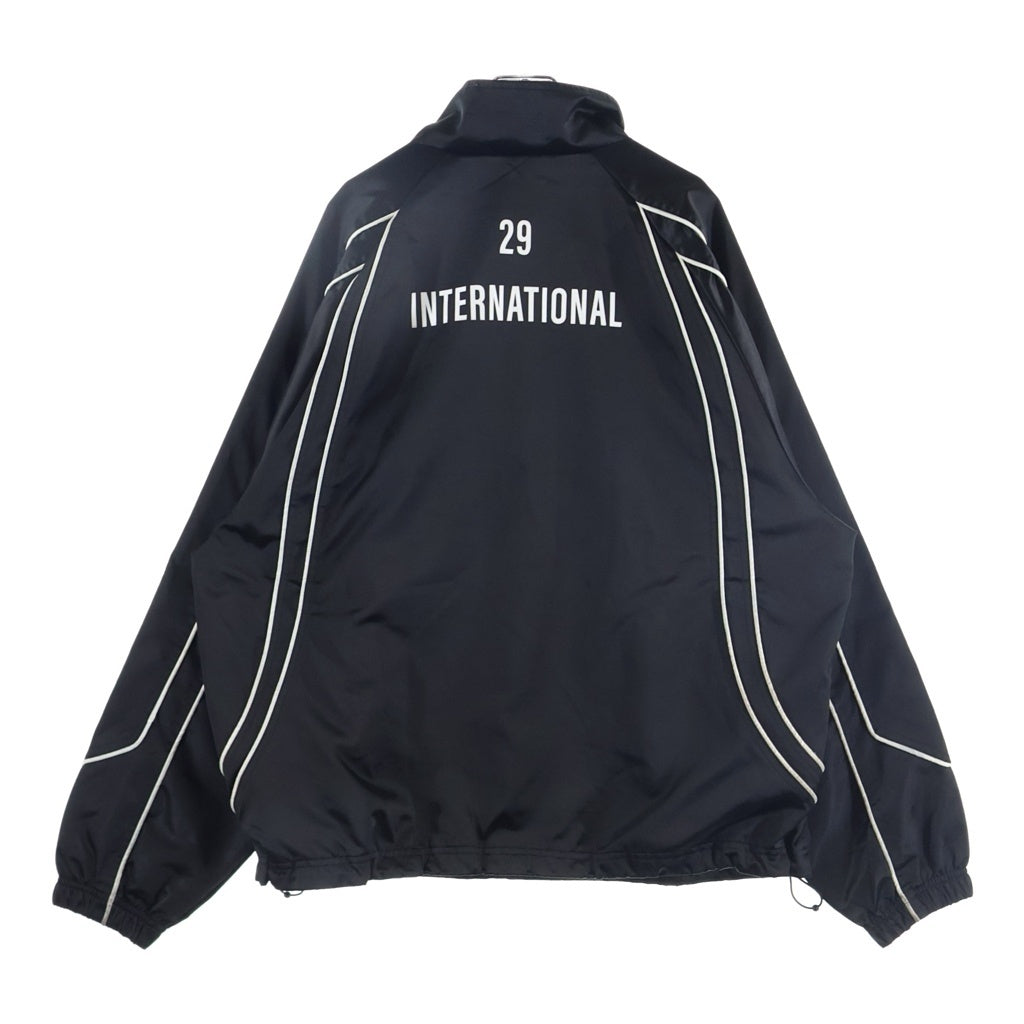 SUPREME(シュプリーム) 25SS Satin Piping Pullover サテン パイピング ロゴエンブロイダリー プルオーバー ブラック
