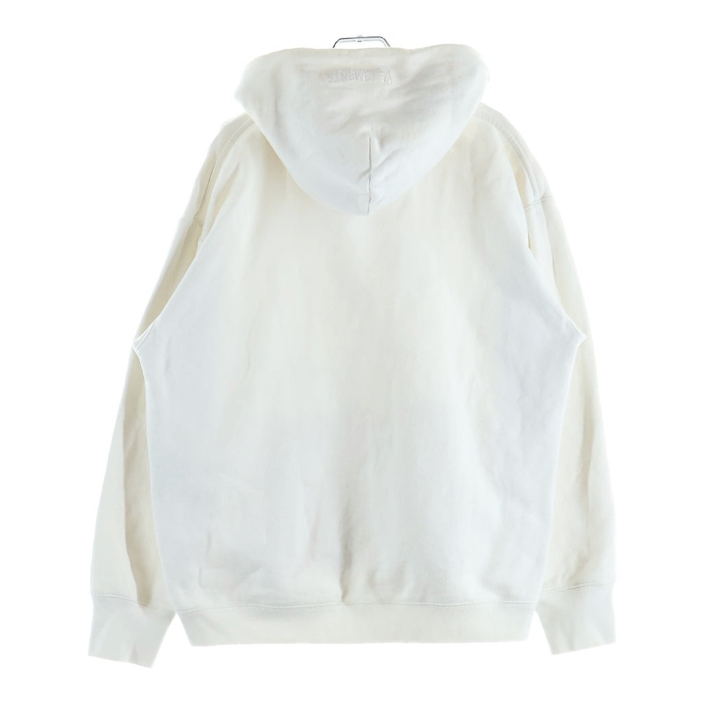 VETEMENTS(ヴェトモン) 19AW LOGO HOODIE ロゴプリントフーディー プルオーバーパーカー ホワイト UAH20TR725