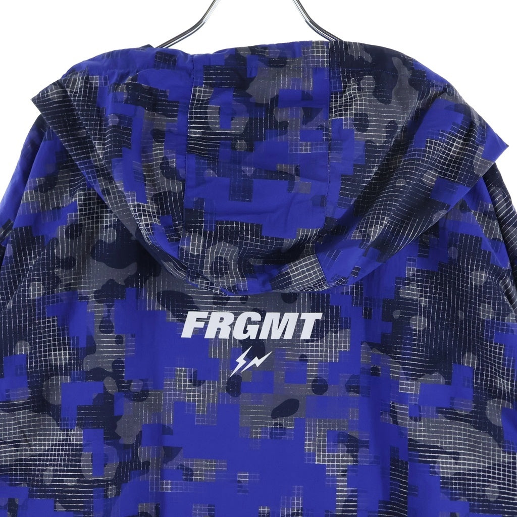 F.C.R.B./F.C.Real Bristol/FCRB(エフシーアールビー/エフシーレアルブリストル) ×fragment design CAMOUFLAGE NYLON BLOUSON カモフラージュナイロンブルゾン ブルー FCRB-260170