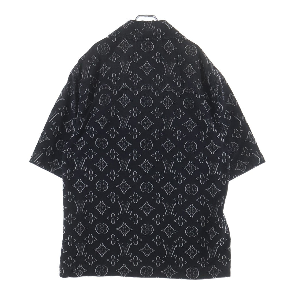 LOUIS VUITTON(ルイヴィトン) 23AW モノグラム 半袖デニムシャツ ブラック RM232 ARS HPS73W