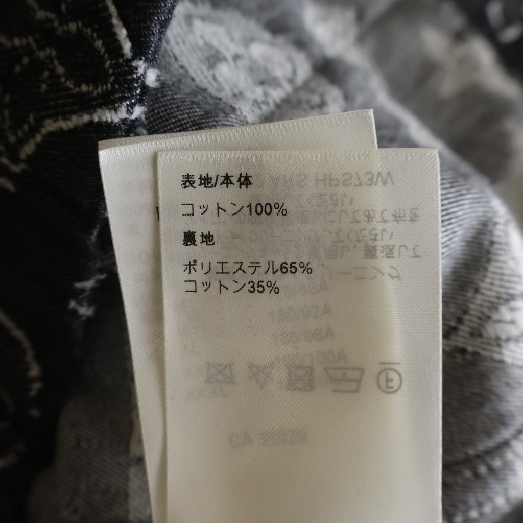 LOUIS VUITTON(ルイヴィトン) 23AW モノグラム 半袖デニムシャツ ブラック RM232 ARS HPS73W