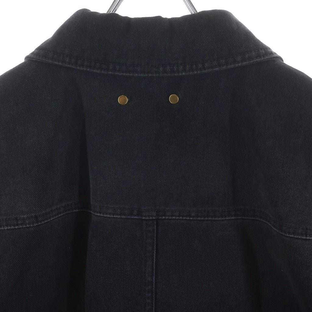 LOUIS VUITTON(ルイヴィトン) 24AW ワークウェアエンボスモノグラムブルゾン デニムジャケット ブラック RM242MQ CCU HRA50W