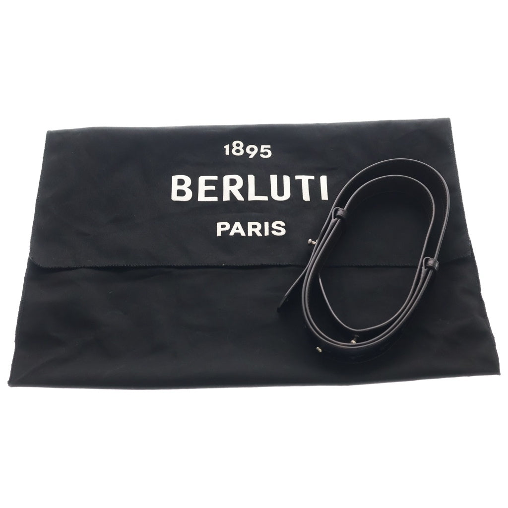 Berluti(ベルルッティ) トゥジュールXS カリグラフィ レザートートバッグ ショルダーバッグ ブラウン