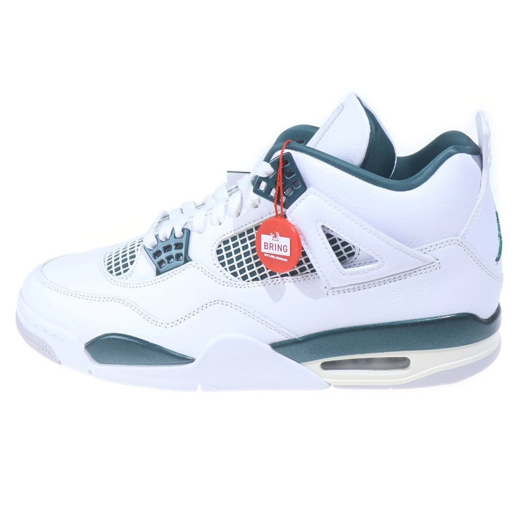 NIKE(ナイキ) AIR JORDAN 4 RETRO OXIDIZED GREEN FQ8138-103 エアジョーダン4 レトロ オキシダイズドグリーン ハイカットスニーカー ホワイト/グリーン US10/28cm