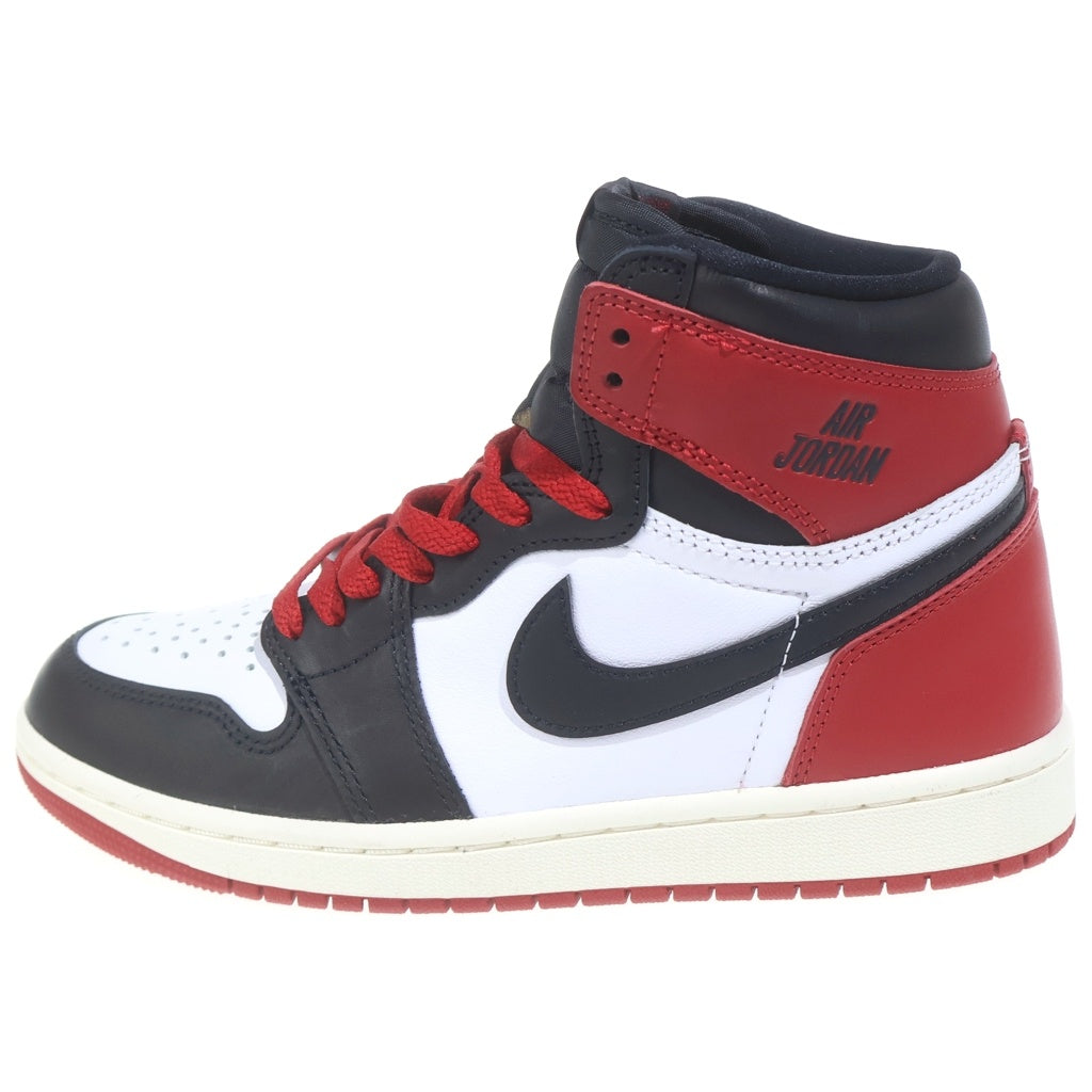 NIKE(ナイキ) AIR JORDAN 1 RETRO HIGH OG BLACK TOE REIMAGINED DZ5485-106 エアジョーダン1 ブラックトゥ つま黒 リイマジンド ハイカットスニーカー レディース US6/24cm