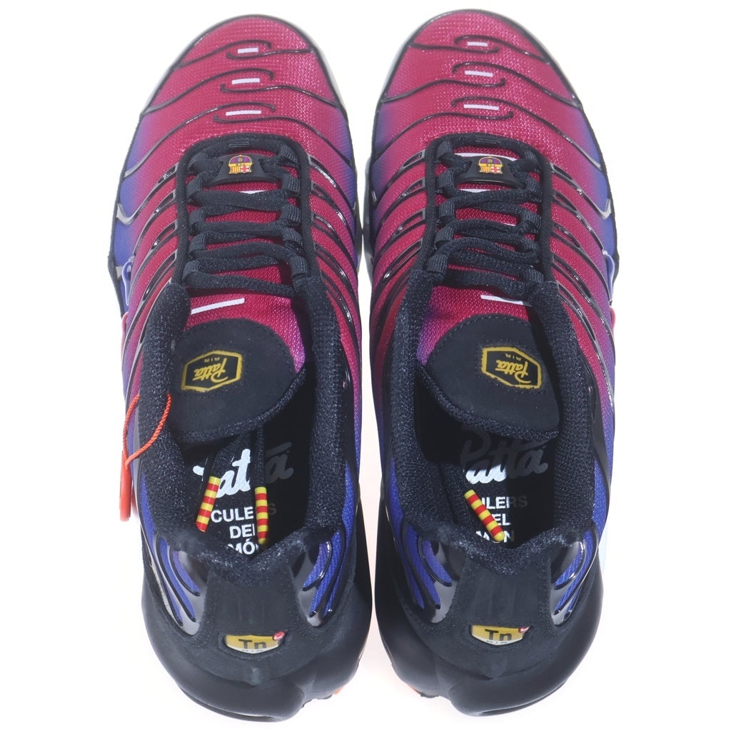 NIKE(ナイキ) ×Patta ×FC Barcelona AIR MAX PLUS Culers del Mon FN8260-001 パタ FCバルセロナ エアマックスプラス ローカットスニーカー US9.5/27.5cm