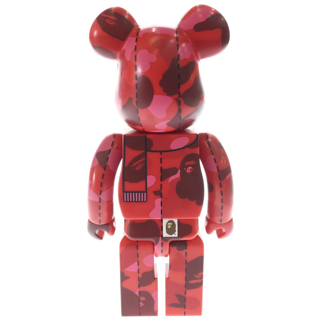 MEDICOM TOY(メディコムトイ) ×BAPE BE@RBRICK 1st CAMO ベアブリック 1stカモ 人形 レッド
